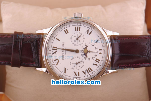 Patek Philippe Calatraba Automatic Movement with White Dial - Click Image to Close